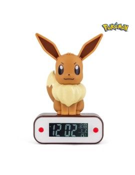 POKEMON - Evoli - Réveil avec lampe LED Teknofun 1 - Culture-Pop-France