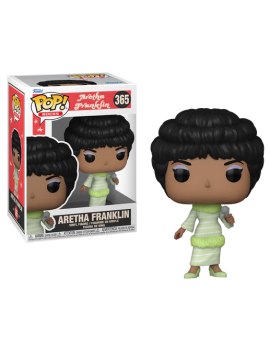 MUSIC - POP Rocks N° 365 - Aretha Franklin (Green Dress) Funko 1 - Culture-Pop-France