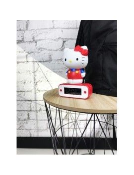 HELLO KITTY - Réveil avec lampe LED - 17cm Teknofun 1 - Culture-Pop-France