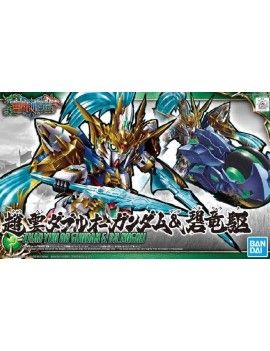 GUNDAM - SD Sangoku Soketsuden Zhao Yun 00 Gundam & Blue Dragon - 8cm Bandai Model Kit 1 - Culture-Pop-France