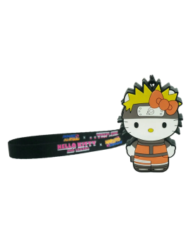 NARUTO x HELLO KITTY - Porte-clés PVC - 6cm Teknofun 1 - Culture-Pop-France