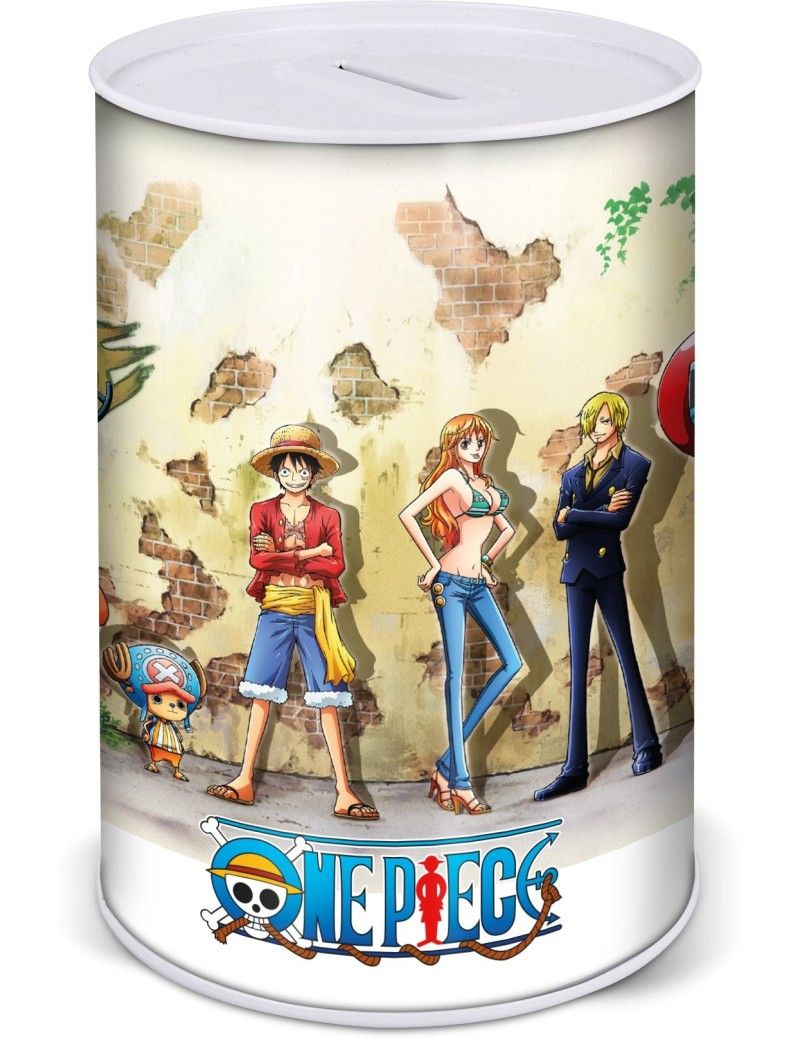 ONE PIECE - Tirelire en Métal - 15cm Stor 1 - Culture-Pop-France ONE PIECE - Tirelire en Métal - 15cm Stor 1 - Culture-Pop-France