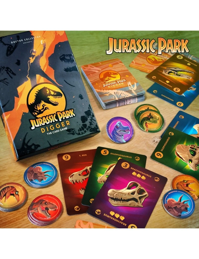 JURASSIC PARK - Jeu de Cartes "Digger" Doctor Collector 1 - Culture-Pop-France JURASSIC PARK - Jeu de Cartes "Digger" Doctor Collector 1 - Culture-Pop-France