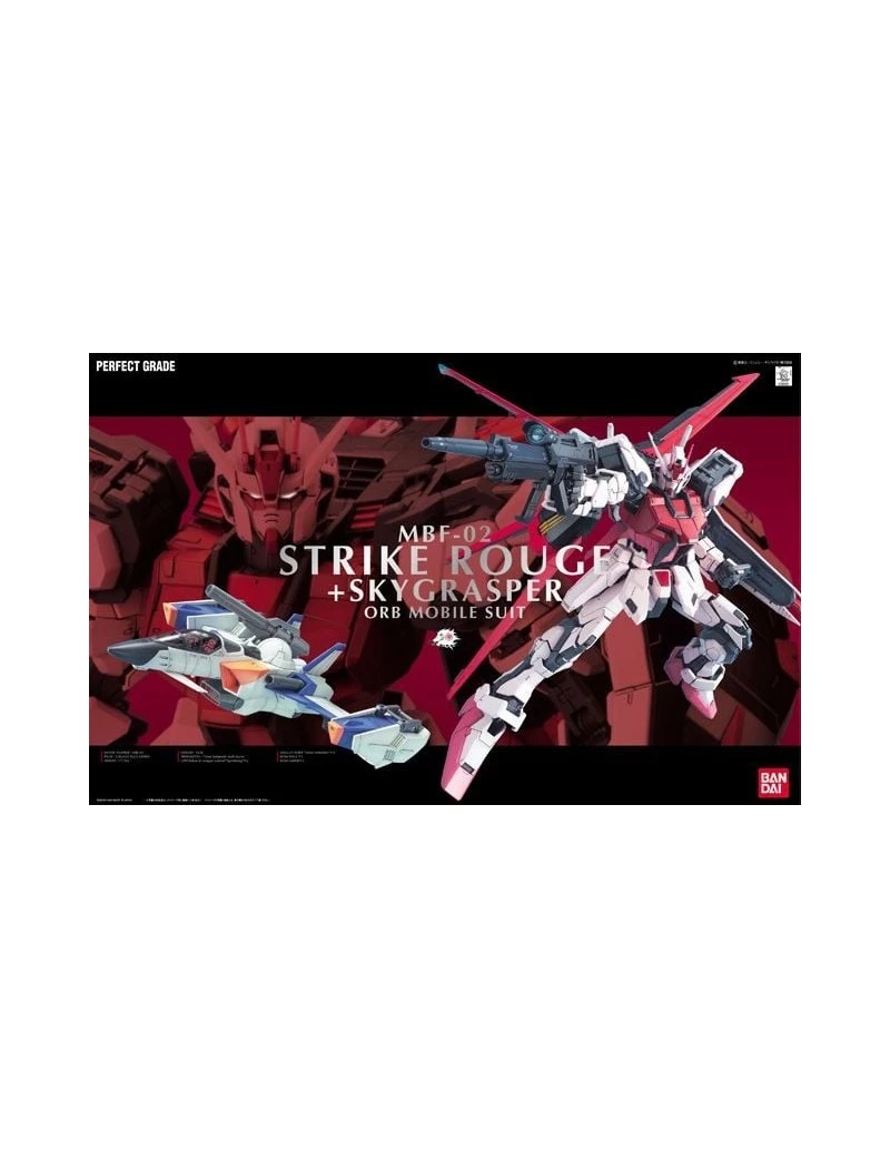 GUNDAM - Perfect Grade - Strike Rouge Skygrasper - 1/60 Bandai Model Kit 1 - Culture-Pop-France GUNDAM - Perfect Grade - Strike Rouge Skygrasper - 1/60 Bandai Model Kit 1 - Culture-Pop-France