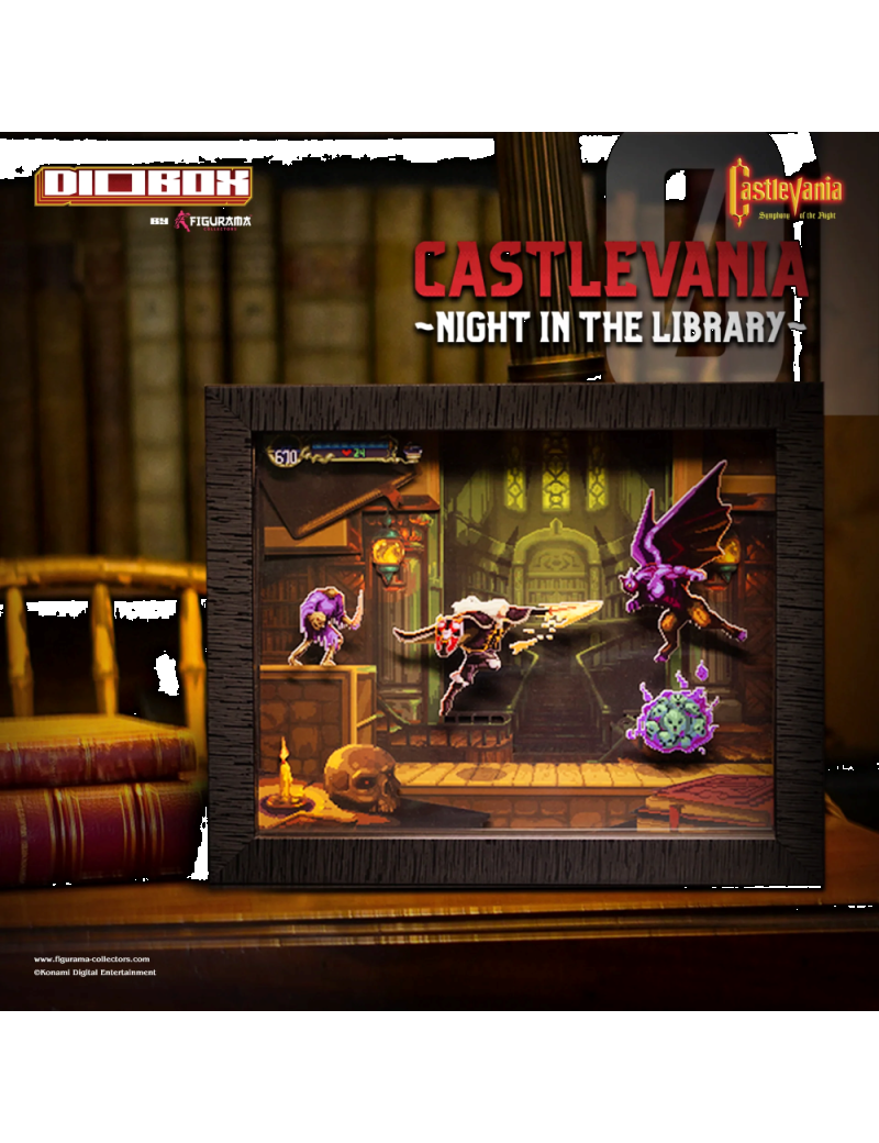 CASTLEVANIA - Nuit dans la bibliothèque - Diobox 34cm 1 - Culture-Pop-France CASTLEVANIA - Nuit dans la bibliothèque - Diobox 34cm 1 - Culture-Pop-France