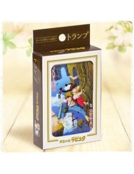 GHIBLI - Le château dans le ciel - Jeu de cartes à jouer (54 cartes) Benelic / Studio Ghibli 1 - Culture-Pop-France