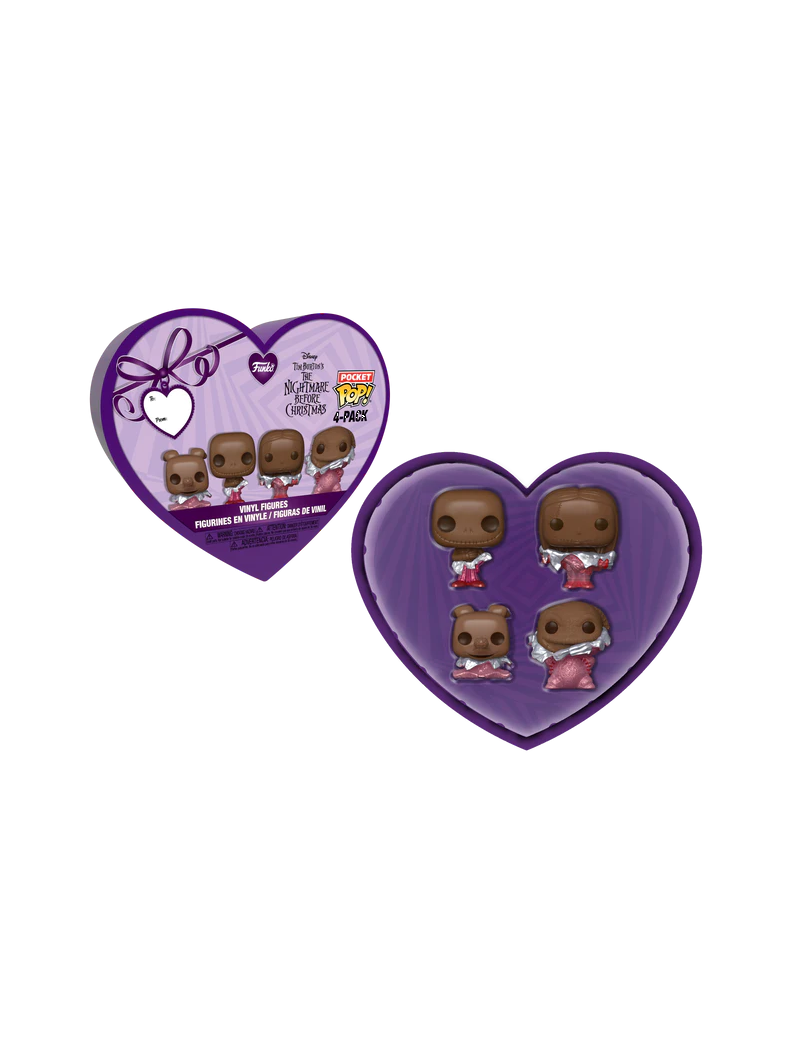 NBX - Pocket Pop Keychains 4 Pack- Saint-Valentin (Chocolat) Funko 1 - Culture-Pop-France NBX - Pocket Pop Keychains 4 Pack- Saint-Valentin (Chocolat) Funko 1 - Culture-Pop-France