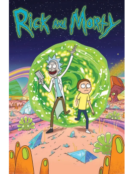 RICK & MORTY - Poster 61X91 - Portal Pyramid 1 - Culture-Pop-France