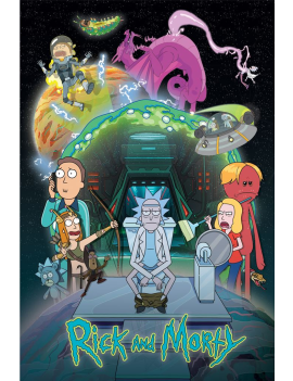 RICK ET MORTY - Toilet Adventure - Poster 61x91cm Pyramid 1 - Culture-Pop-France