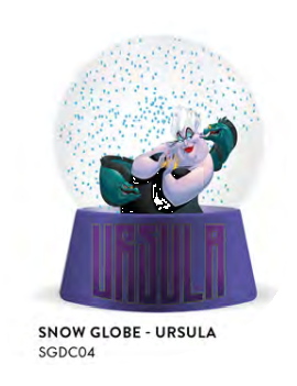 LA PETITE SIRENE - Ursula - Boule à Neige 65mm HMB 1 - Culture-Pop-France