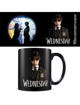 MERCREDI - Black Mug - 315 ml - Friendship Pyramid 1 - Culture-Pop-France