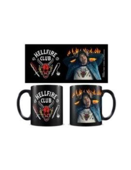 STRANGER THINGS - Black Mug - 315 ml - Hellfire Club Pyramid 1 - Culture-Pop-France