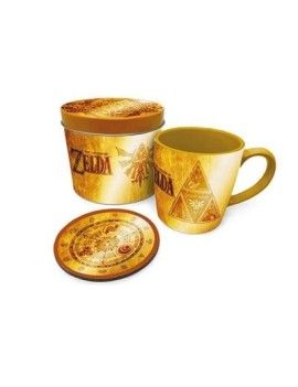 THE LEGEND OF ZELDA - Golden Triforce - Box métal, mug & sous verre Pyramid 1 - Culture-Pop-France
