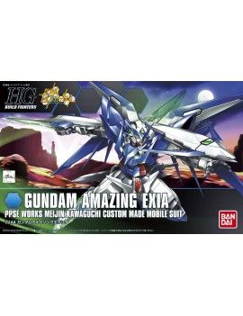 GUNDAM Build Fighters - Model Kit - HG 1/144 - Gundam Amazing Exia Bandai Model Kit 1 - Culture-Pop-France