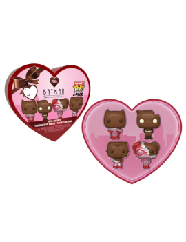 DC - Pocket Pop Keychains 4 Pack- Saint-Valentin (Chocolat) Funko 1 - Culture-Pop-France
