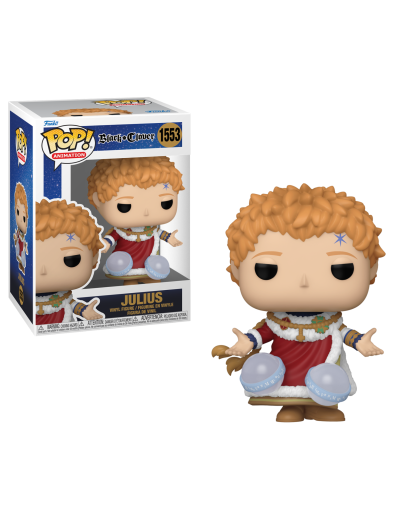 BLACK CLOVER - POP Animation N° 1553 - Julius Funko 1 - Culture-Pop-France BLACK CLOVER - POP Animation N° 1553 - Julius Funko 1 - Culture-Pop-France