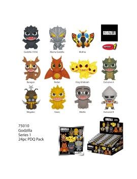 GODZILLA - Series 1 - 3D Foam Bag Clip (Display 24 Pcs) Monogram 1 - Culture-Pop-France