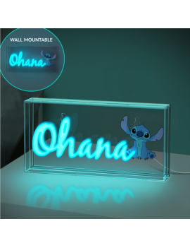 LILO & STITCH - Ohana - Lampe Led Neon 15.5x30.5cm Paladone 1 - Culture-Pop-France