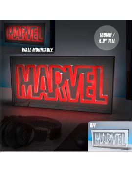 MARVEL - Logo - Lampe Led Neon 15.5x30.5cm Paladone 1 - Culture-Pop-France