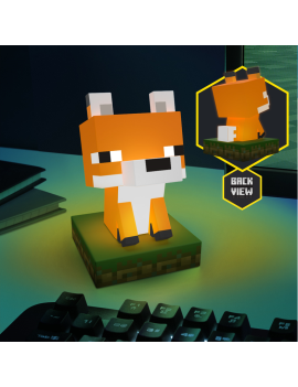 MINECRAFT - Renard - Lampe Icone 11cm Paladone 1 - Culture-Pop-France