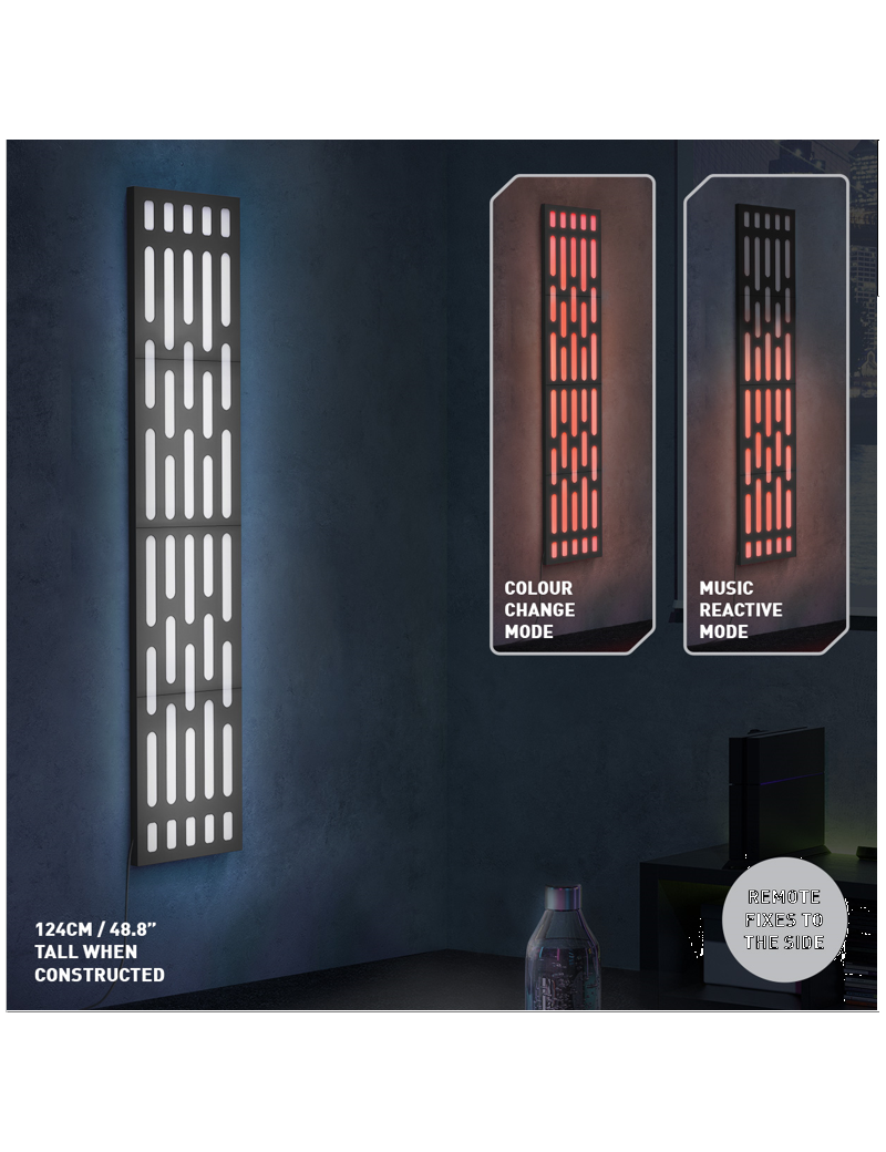 STAR WARS - Panneau Etoile de la Mort - Lampe Murale 124cm Paladone 1 - Culture-Pop-France STAR WARS - Panneau Etoile de la Mort - Lampe Murale 124cm Paladone 1 - Culture-Pop-France