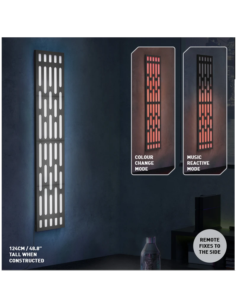STAR WARS - Panneau Etoile de la Mort - Lampe Murale 124cm Paladone 1 - Culture-Pop-France STAR WARS - Panneau Etoile de la Mort - Lampe Murale 124cm Paladone 1 - Culture-Pop-France