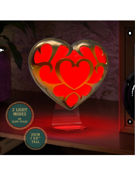 THE LEGEND OF ZELDA - Coeur - Lampe 25cm Paladone 1 - Culture-Pop-France