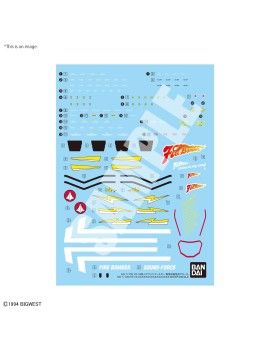MACROSS - HG 1/100 VF-19 Custom Fire Valkyrie Water Decals - Model Kit Bandai Model Kit 1 - Culture-Pop-France
