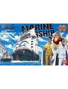 ONE PIECE - Model Kit - Ship - Marine Bandai Model Kit 1 - Culture-Pop-France