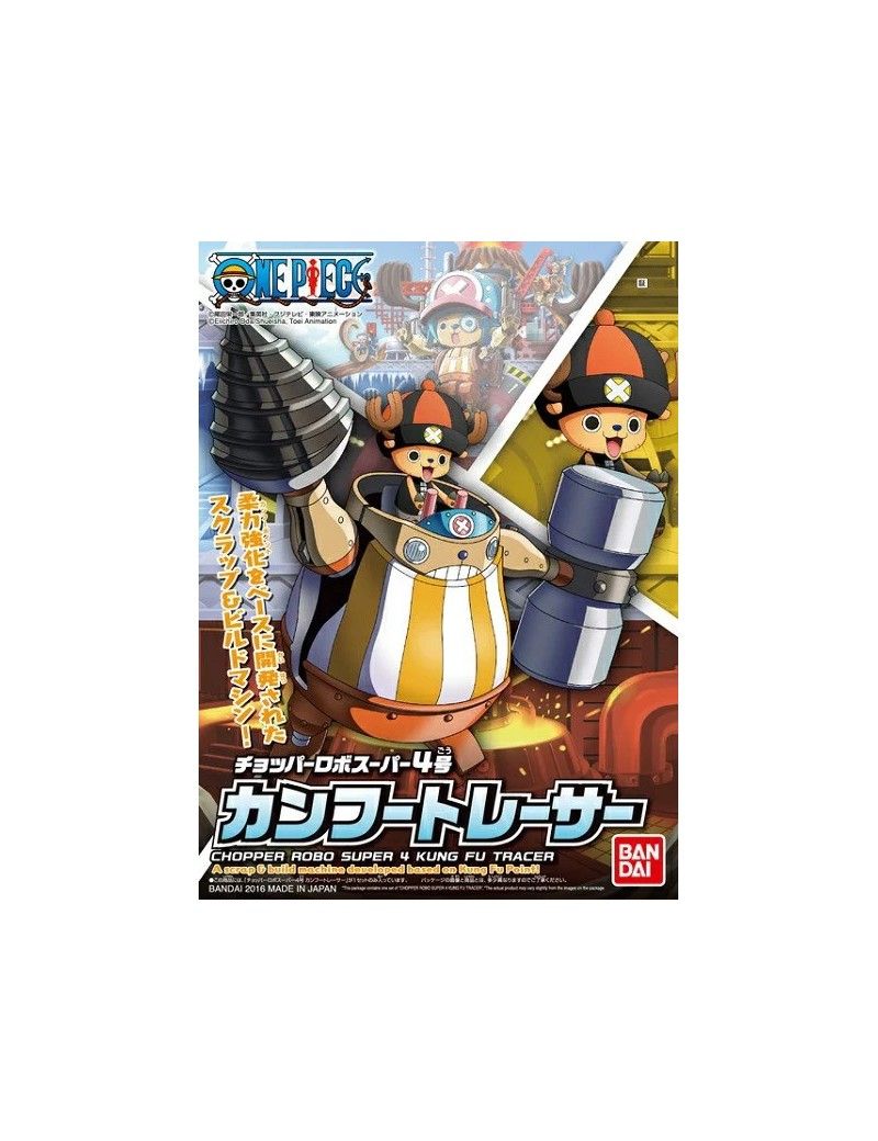 ONE PIECE - Model Kit - Chopper Robo Super 4 Kung Fu Tracer - 10 CM Bandai Model Kit 1 - Culture-Pop-France ONE PIECE - Model Kit - Chopper Robo Super 4 Kung Fu Tracer - 10 CM Bandai Model Kit 1 - Culture-Pop-France