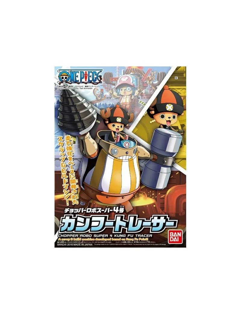 ONE PIECE - Model Kit - Chopper Robo Super 4 Kung Fu Tracer - 10 CM Bandai Model Kit 1 - Culture-Pop-France ONE PIECE - Model Kit - Chopper Robo Super 4 Kung Fu Tracer - 10 CM Bandai Model Kit 1 - Culture-Pop-France