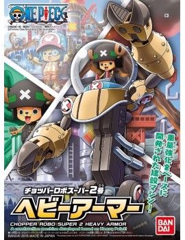 ONE PIECE - Model Kit - Chopper Robo Super 2 Heavy Armor - 10 CM Bandai Model Kit 1 - Culture-Pop-France