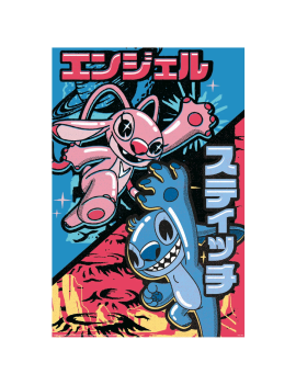 LILO & STITCH - Stitch "Japanese Combo" - Poster 61 x 91cm Pyramid 1 - Culture-Pop-France