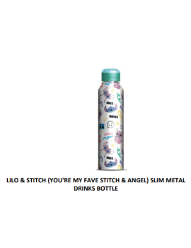 LILO & STITCH -You're my fave Stitch & Angel -Bouteille en métal mince Pyramid 1 - Culture-Pop-France