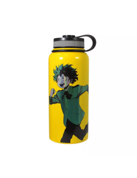 MY HERO ACADEMIA - Deku - Bouteille en plastique 900ml Just Funky 1 - Culture-Pop-France