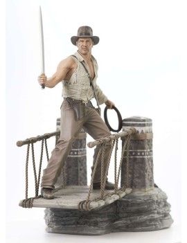 INDIANA JONES 2 - Indiana Jones - Statuette Deluxe Gallery 25cm Diamond Select 1 - Culture-Pop-France