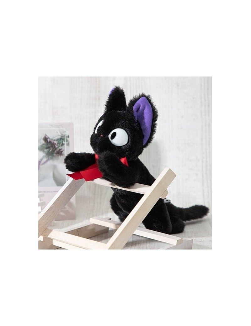 KIKI LA PETITE SORCIERE - Jiji Allongé - Peluche Nakayoshi 20x10x46cm