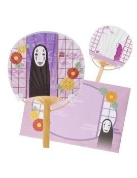 LE VOYAGE DE CHIHIRO - No Face avec fleur - Eventail & Enveloppe Semic 1 - Culture-Pop-France