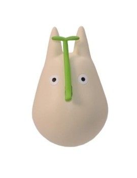 MON VOISIN TOTORO - Totoro Blanc avec feuille - Figurine Culbuto 4.9cm Benelic / Studio Ghibli 1 - Culture-Pop-France