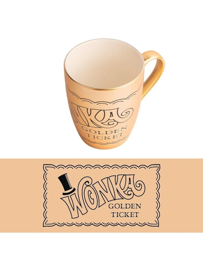 WILLY WONKA - Golden Ticket - Mug - 350 ml 1 - Culture-Pop-France WILLY WONKA - Golden Ticket - Mug - 350 ml 1 - Culture-Pop-France