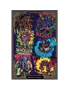 DONJONS ET DRAGONS - Monsters of the Realm - Poster 61 x 91cm Pyramid 1 - Culture-Pop-France