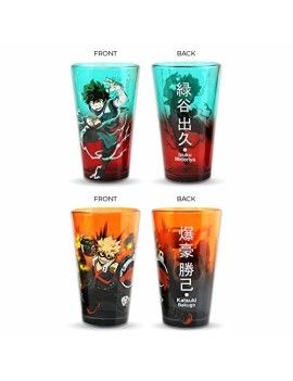 MY HERO ACADEMIA - Izuku & Bakugo - Pack de 2 verres 450ml Just Funky 1 - Culture-Pop-France