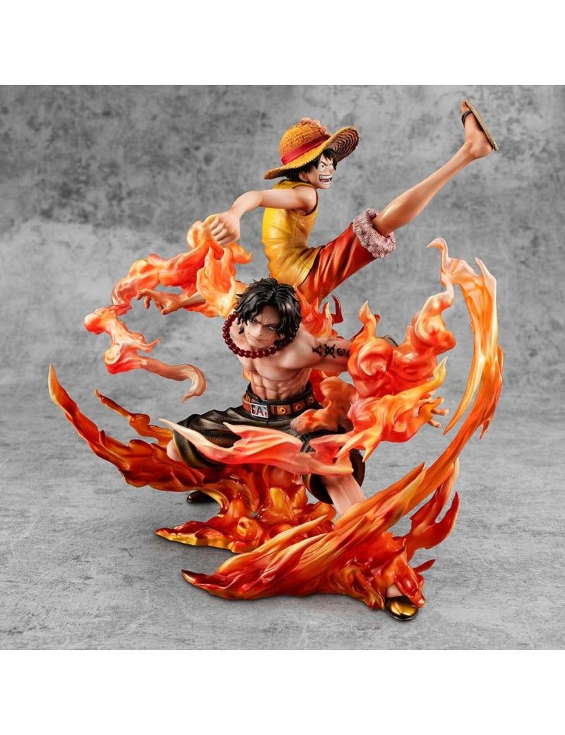 ONE PIECE - Luffy & Ace "Bond between brothers" -Statuette P.O.P. 25cm Megahouse 1 - Culture-Pop-France ONE PIECE - Luffy & Ace "Bond between brothers" -Statuette P.O.P. 25cm Megahouse 1 - Culture-Pop-France