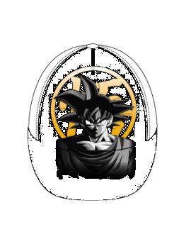 DRAGON BALL Z - Goku - Casquette Blanche Enfant 56cm 1 - Culture-Pop-France