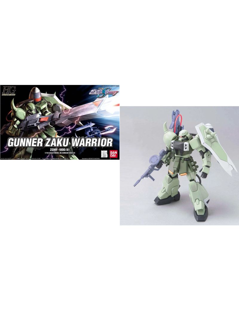 GUNDAM - HG Gunner Zaku Warrior - Model Kit Bandai Model Kit 1 - Culture-Pop-France GUNDAM - HG Gunner Zaku Warrior - Model Kit Bandai Model Kit 1 - Culture-Pop-France