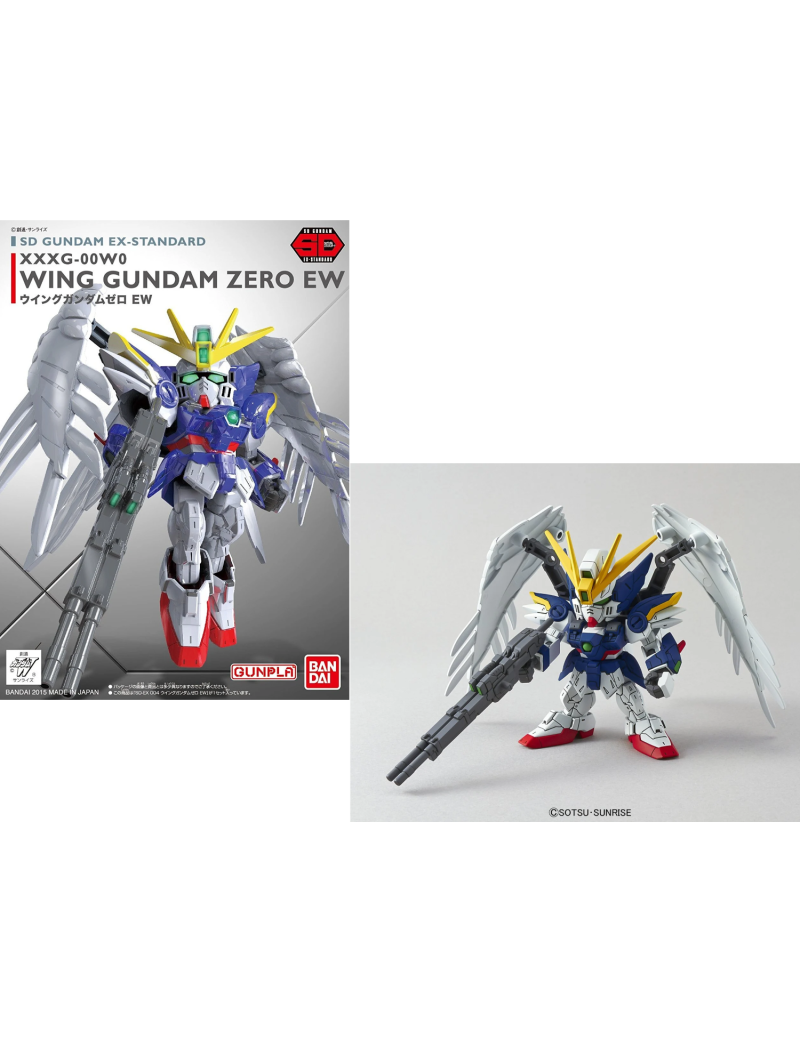 GUNDAM - SD Gundam EX-Standard 004 Wing Gundam Zero (EW) - Model Kit Bandai Model Kit 1 - Culture-Pop-France GUNDAM - SD Gundam EX-Standard 004 Wing Gundam Zero (EW) - Model Kit Bandai Model Kit 1 - Culture-Pop-France