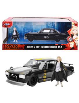 TOKYO REVENGERS - Mikey & 1971 Nissan Skyline GT-R - 1:24 Jada Toys 1 - Culture-Pop-France
