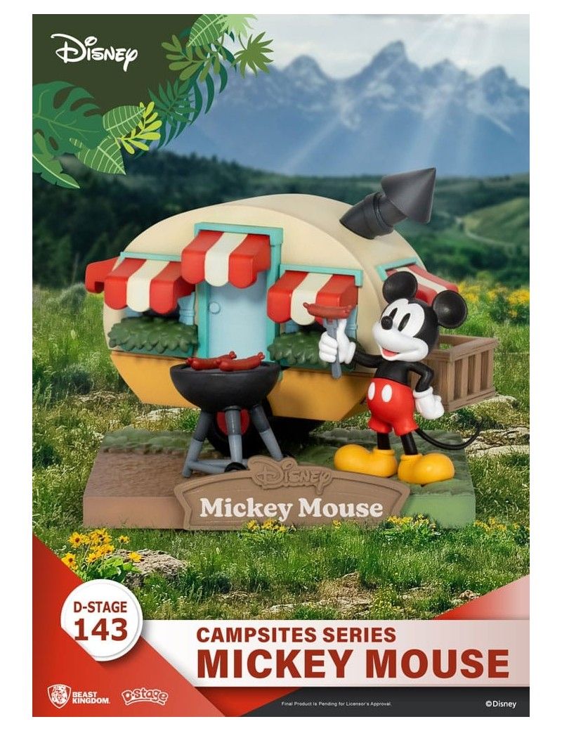 DISNEY - Mickey Mouse - Diorama D-Stage Campsite Series 10cm Beast Kingdom 1 - Culture-Pop-France DISNEY - Mickey Mouse - Diorama D-Stage Campsite Series 10cm Beast Kingdom 1 - Culture-Pop-France