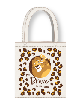 DISNEY - Roi Lion - Mufasa & Simba - Tote Bag 36x39cm Cerda 1 - Culture-Pop-France