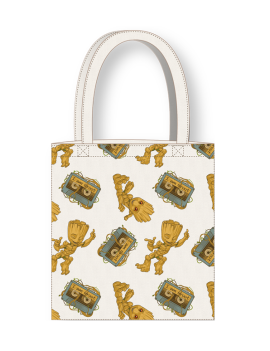 GROOT - Cassette - Tote Bag 36x39cm Cerda 1 - Culture-Pop-France